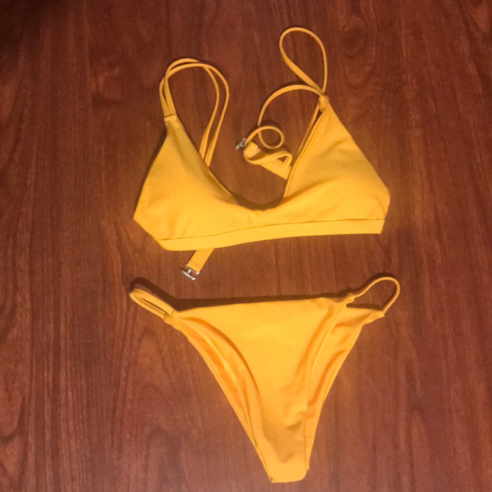Zaful gold/yellow bikini